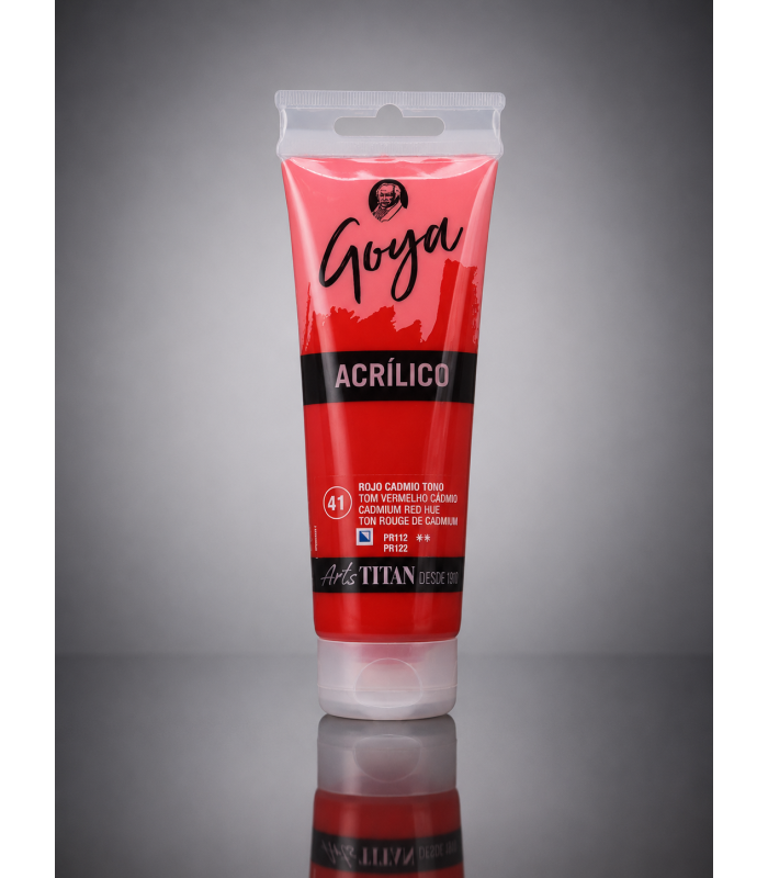 Acrílico Goya Rojo cadmio Nº41 125ml