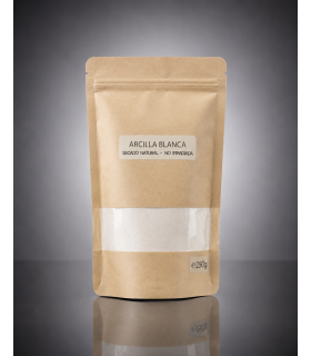 Arcilla Blanca Caolín Puro 250g - Base para Mascarillas y Cosmética