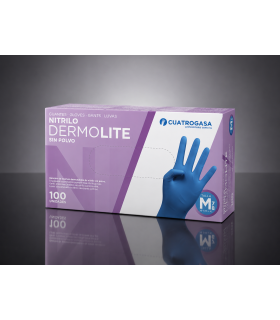 Guantes de examen desechables de nitrilo sin polvo 100 Unidades