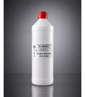 Acido Acetico 80% E-260 1 L.