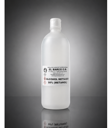 Alcohol Metilico 99% ( Metanol ) 1 L.