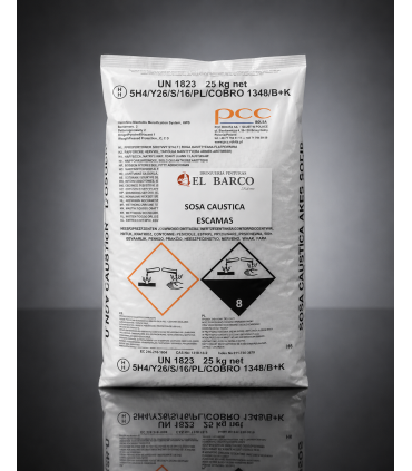 Sosa Caustica Escamas 25 Kg