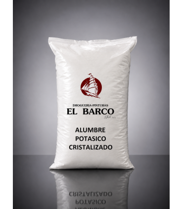 Alumbre Potasico Cristalizado 20 Kg