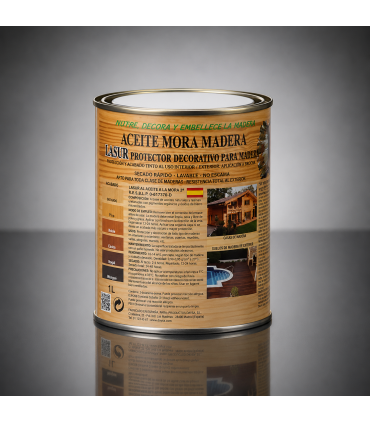 Aceite Mora Madera Satinado incoloro 1L