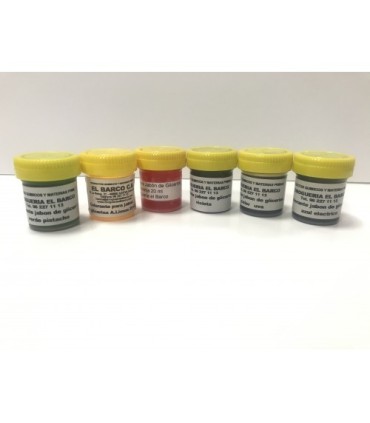 Colorante para jabon de glicerina 20 ml | Jabones 