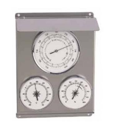 Estación Meteorológica Inox 190x120mm | Estaciones Meteorológicas 