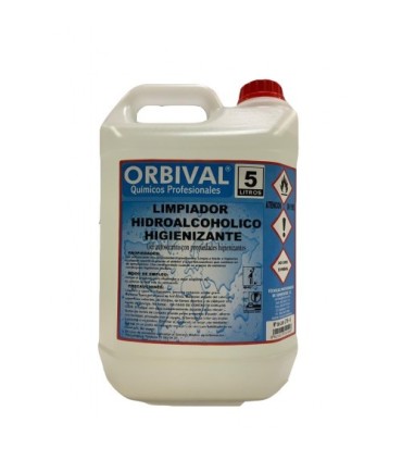Limpiador Hidroalcoholico higienizante 5 litros | Desinfectantes 