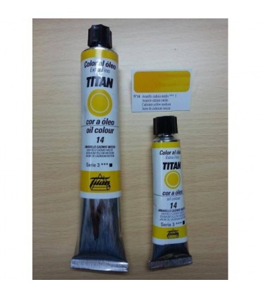 Oleo Titan Extra Fino nº 14 Amarillo Cadmio Medio Serie 3 | Oleo Titan