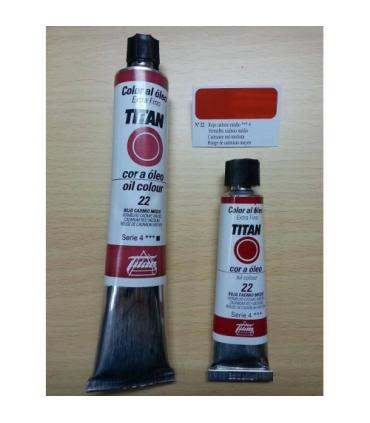 Oleo Titan Extra Fino nº 22 Rojo Cadmio Medio Serie 4 | Oleo Titan Extra