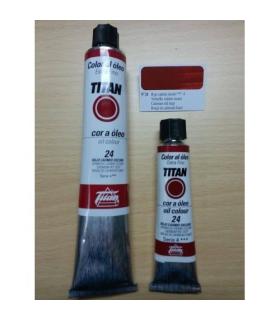 Oleo Titan Extra Fino nº 24 Rojo Cadmio Oscuro Serie 4 | Oleo Titan Extra