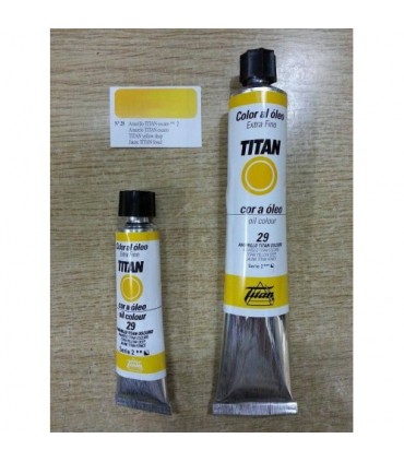 Oleo Titan Extra Fino nº 29 Amarillo Titan Oscuro Serie 2 | Oleo Titan