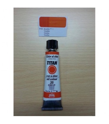 Oleo Titan Extra Fino nº 35 Bermellon Serie 3 | Oleo Titan Extra Finos 