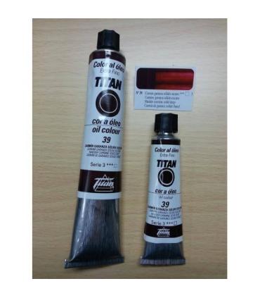 Oleo Titan Extra Fino nº 39 Carmin Garanza Solido Oscuro Serie 3 | Oleo