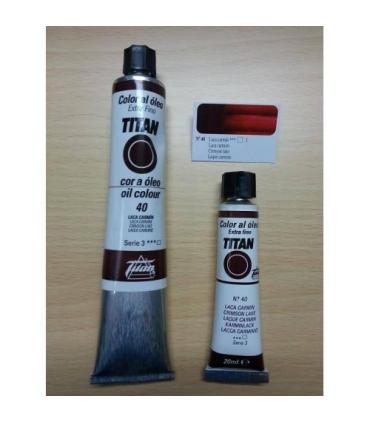Oleo Titan Extra Fino nº 40 Laca Carmin Serie 3 | Oleo Titan Extra Finos 