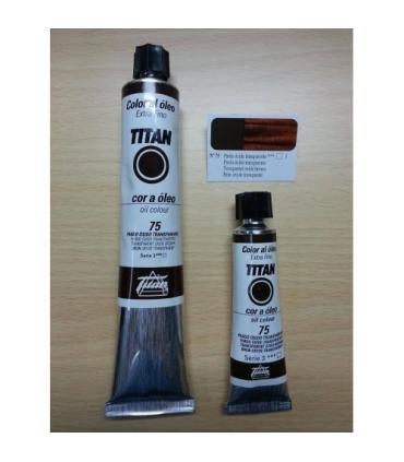 Oleo Titan Extra Fino nº 75 Pardo Oxido Transparente Serie 3 | Oleo Titan