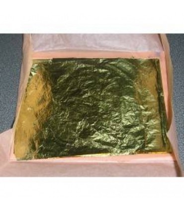 Oro Falso Color 2 16x16 cm 100 hojas | Productos para la Restauración 