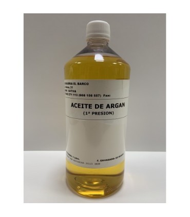 Aceite de Argan 1ª presión y desodorizado 1 L. | Cosmética 