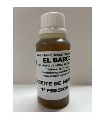 Aceite de Neem 1ª Presion 75 ml | Aceite Vegetal 